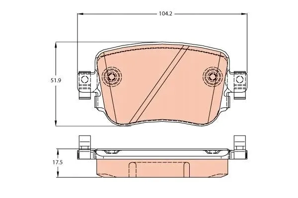 trw-gdb-2042-klocki-hamulcowe-strona-zabudowy-tyl