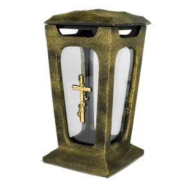 znicz-kapliczka-z-zywicy-29-cm-zloty-faro-znicz-ekskluzywny