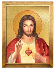 obraz-zlocony-w-ramie-serce-jezusa-31-x-41-cm