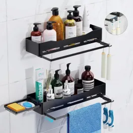 polka-lazienkowa-samoprzylepna-organizer-prysznicowy-2szt-czarny-mat