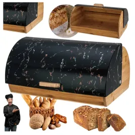 chlebak-jednoczesciowy-bambus-metal-stylowy-chlebak-czarny-39x28x185cm