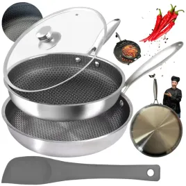 patelnia-stalowa-gastronomiczna-32cm-patelnia-z-pokrywa-28cm-lopatka