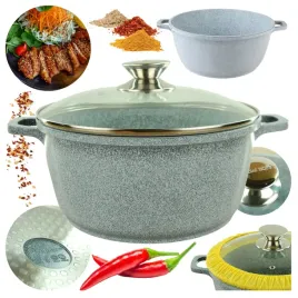 okragly-garnek-marmurowy-26cm-55l-z-pokrywa-na-indukcje-gaz-garnek-szary