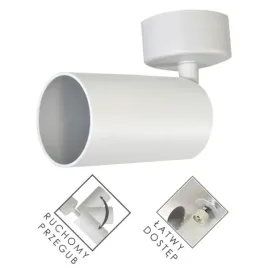 lampa-spotlight-fargo-1xgu10-biala