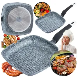 patelnia-grillowa-24cm-na-kuchenke-gazowa-indukcje-marmurowa-patelnia