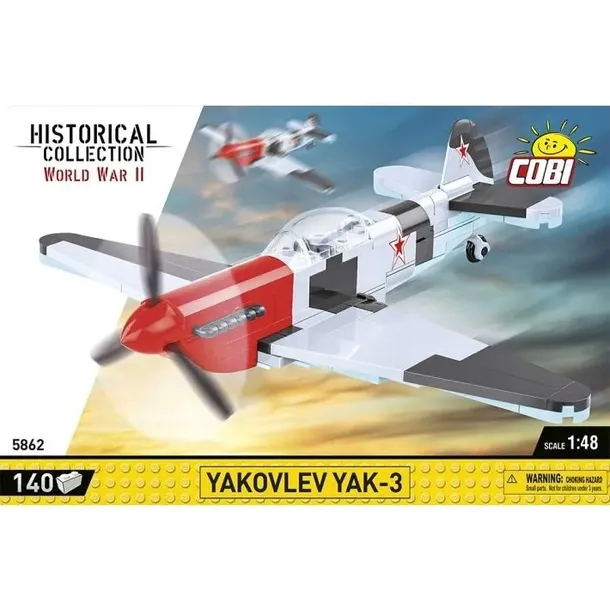 cobi-samolot-5862-yakovlev-yak-3-140-elementow