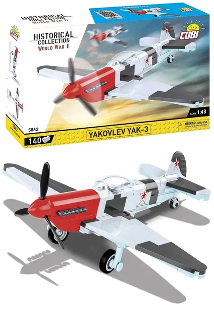 cobi-samolot-5862-yakovlev-yak-3-140-elementow