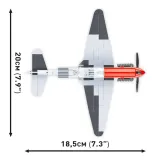 cobi-samolot-5862-yakovlev-yak-3-140-elementow