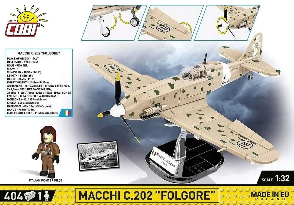 cobi-samolot-5760-macchi-c-202-folgore-404-element