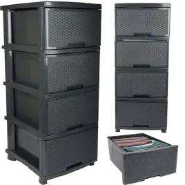 komoda-z-szufladami-plastikowa-szara-wolnostojaca-regal-organizer