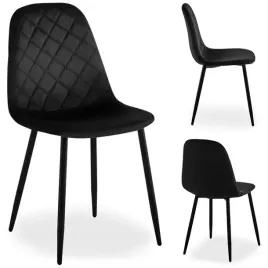 krzeslo-tapicerowane-nowoczesne-welurowe-czarne-metalowe-nogi-black