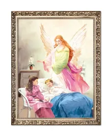 obraz-religijny-dla-dzieci-aniol-stroz-rama-z-ornamentem-50-cm-x-70-cm