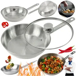 solidna-patelnia-stalowa-gastronomiczna-24cm-z-pokrywa-stal-gaz-indukcja