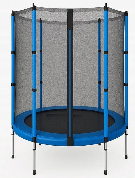 TRAMPOLINA Z SIATKĄ 140cm ATLASSPORT DLA DZIECKA