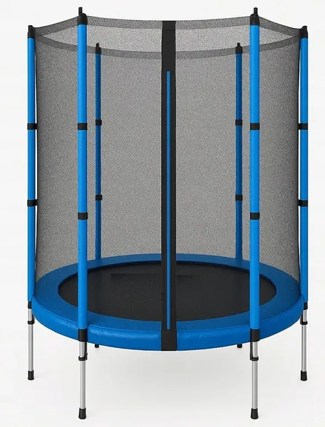 TRAMPOLINA Z SIATKĄ 140cm ATLASSPORT DLA DZIECKA