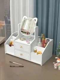 toaletka-dla-dziewczynek-z-lustem-organizer-kocie-uszy-prezent