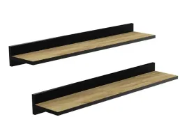 zestaw-2-x-polka-scienna-80-cm-loft-dab-z-czarna-listwa-80-cm-do