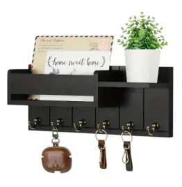 drewniany-wieszak-scienny-na-ubrania-klucze-do-przedpokoju-polka