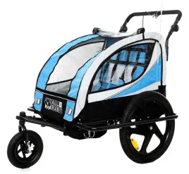 przyczepka-rowerowa-amortyzowana-regulowana-black-niebieska