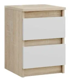 szafka-nocna-sonoma-biala-stolik-nocny-dwie-szuflady-30cm-sypialnia