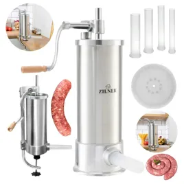 solidna-nadziewarka-do-kielbas-pionowa-ze-stali-nierdzewnej-2kg-precyzyjna