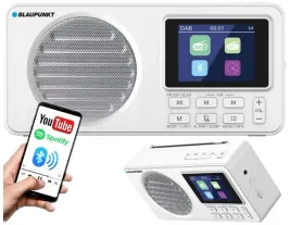 radio-cyfrowe-blaupunkt-dab-dr6wh-fm-rds-bluetooth-aux-usb-c-akumulatorowe