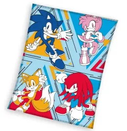 sonik-sonic-koc-kocyk-130x170-coral-duzy-dla-dziecka-narzuta-the-hedgehog