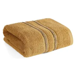 recznik-do-rak-dina-30x50-cm-musztardowy-kontrastujace-pasy