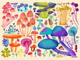 puzzle-ce-premium-quality-1000-elementow-taozi-and-lizhi-whimsical-mushroom