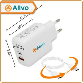 ladowarka-sieciowa-usb-usb-c-pd-qc-3-0-45w-kabel-usb-c-usb-c-0-95m