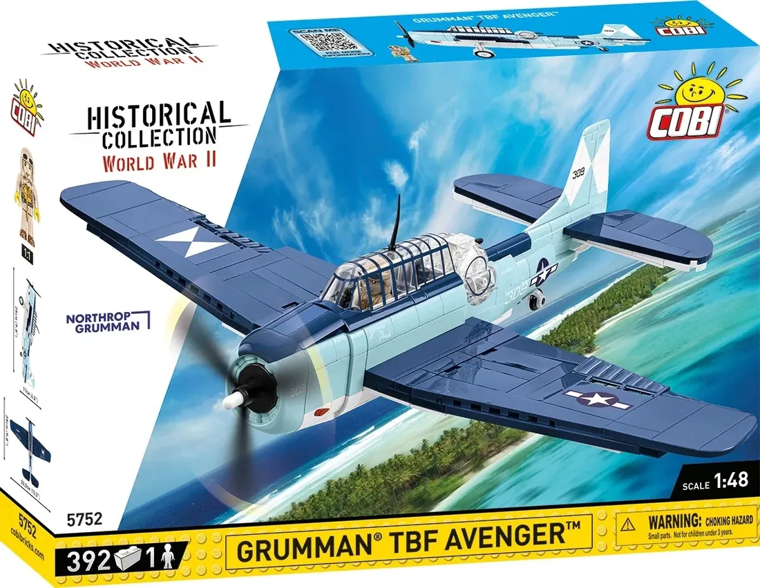 cobi-samolot-5752-grumman-tbf-avenger-392-elementow