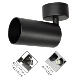 lampa-spotlight-fargo-1xgu10-czarna