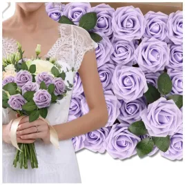 sztuczne-kwiaty-roze-25szt-bukiet-roz-ozdoba-dekoracja-do-wazonu-fioletowe