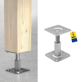 podstawa-slupa-regulowana-100x100x100-150-mm-kotwa-gwintowana-ocynk