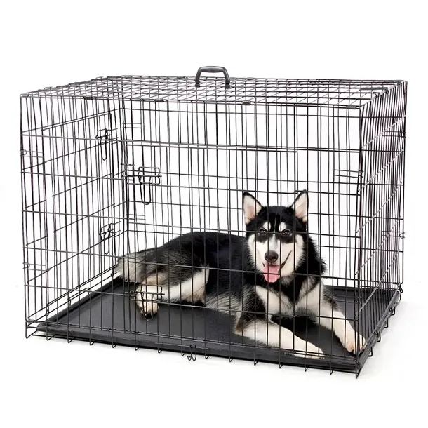 KLATKA METALOWA KENNELOWA TRANSPORTER DLA PSA KOTA ZWIERZĄT XL 91x65x59 cm