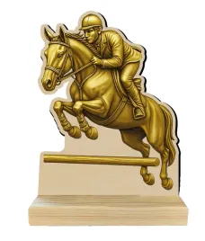 statuetka-drewniana-trofeum-ujezdzenie-kon-skok-przez-przeszkody-20cm