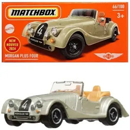 morgan-plus-four-samochod-auto-model-kolekcjonerski-1-64-matchbox
