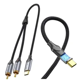 kabel-przewod-audio-vention-usb-c-na-2rca-meski-cinch-1m-szary-rozdzielacz
