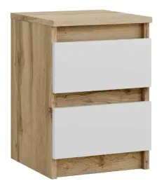 szafka-nocna-wotan-biala-stolik-nocny-dwie-szuflady-30cm-sypialnia