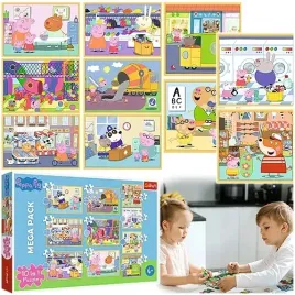 puzzle-10w1-swinka-peppa-poznaj-swinke-peppe-10-ukladanek-329el-trefl-90383