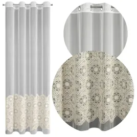 firana-gotowa-liza-biala-bezowy-haft-kwiaty-przelotki-firanka-140x250cm
