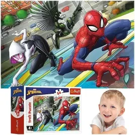 puzzle-mini-54-elementy-czas-na-spider-mana-ukladanka-trefl-19605