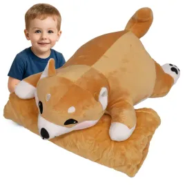 lis-55cm-maskotka-kocyk-poduszka-koc-pluszowy-lisek-komplet-3w1-na-mikolaja