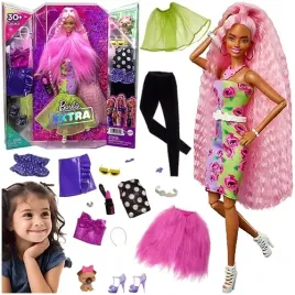 lalka-barbie-extra-modowa-ubranka-piesek-akcesoria-dlugie-wlosy-mattel