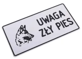 tabliczka-ostrzegawcza-15x285cm-informacyjna-metal-uwaga-zly-pies