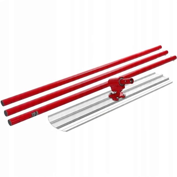 LISTWA WIBRACYJNA ŁATA DO WYGŁADZANIA BETONU RĘCZNA 120x20cm-5,4m