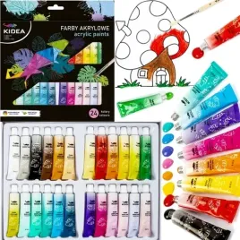 farby-akrylowe-szkolne-do-malowania-intensywne-24-kolory-x-6-ml-kidea