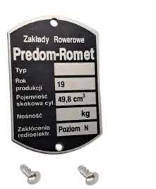 polska-tabliczka-znamionowa-romet-rometa-motorynka-komar-ogar-kadet