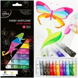 farby-akrylowe-szkolne-do-malowania-intensywne-12-kolorow-12ml-kidea