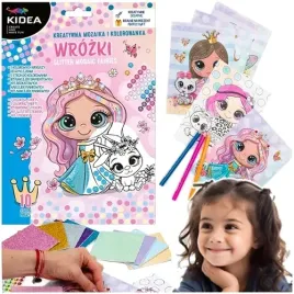 kreatywna-mozaika-i-kolorowanka-wrozki-magia-naklejki-piankowe-brokat-kidea